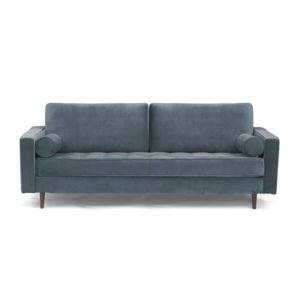 20 Y Sofas Under A Thousand Bucks Kismet House I Also Love That This Option Has No Loose Cushions At All Which Combined With The Walnut Legs Allows It To Have A More Modern Feel